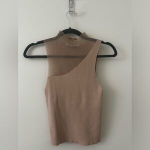 Zara Transparent Nude Top